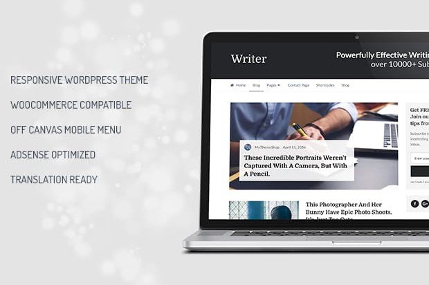 Writer – Professional WordPress Theme for Writers and Freelancers