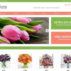 Flower Shop VirtueMart Template