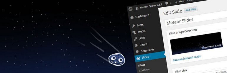 Meteor Slides is the quintessential no-frills slider plugin.