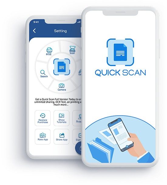QuickScan application is one of the best free scanning apps to scan and convert documents to PDF format or JPG format.