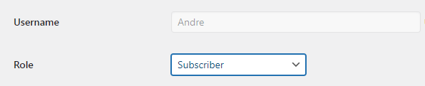 Change the user role to subscriber.