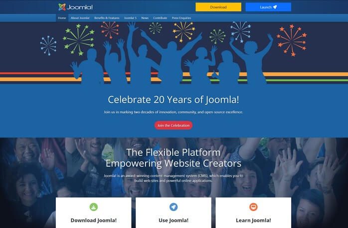 Joomla Joomla, is an open-source CMS and attract a loyal base of developers and organizations.