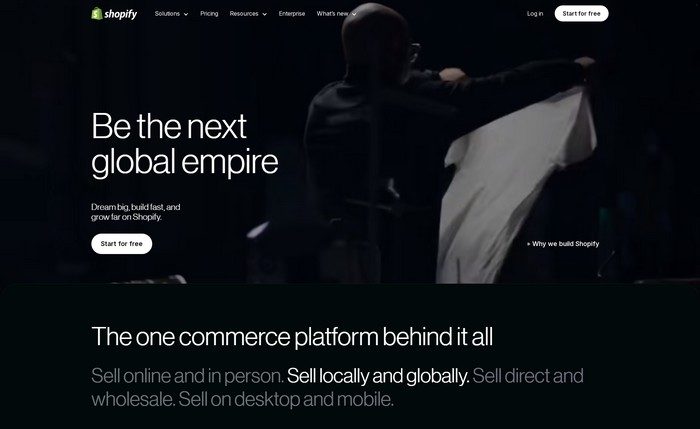 Shopify Shopify is ideal for beginners and large-scale retailers.